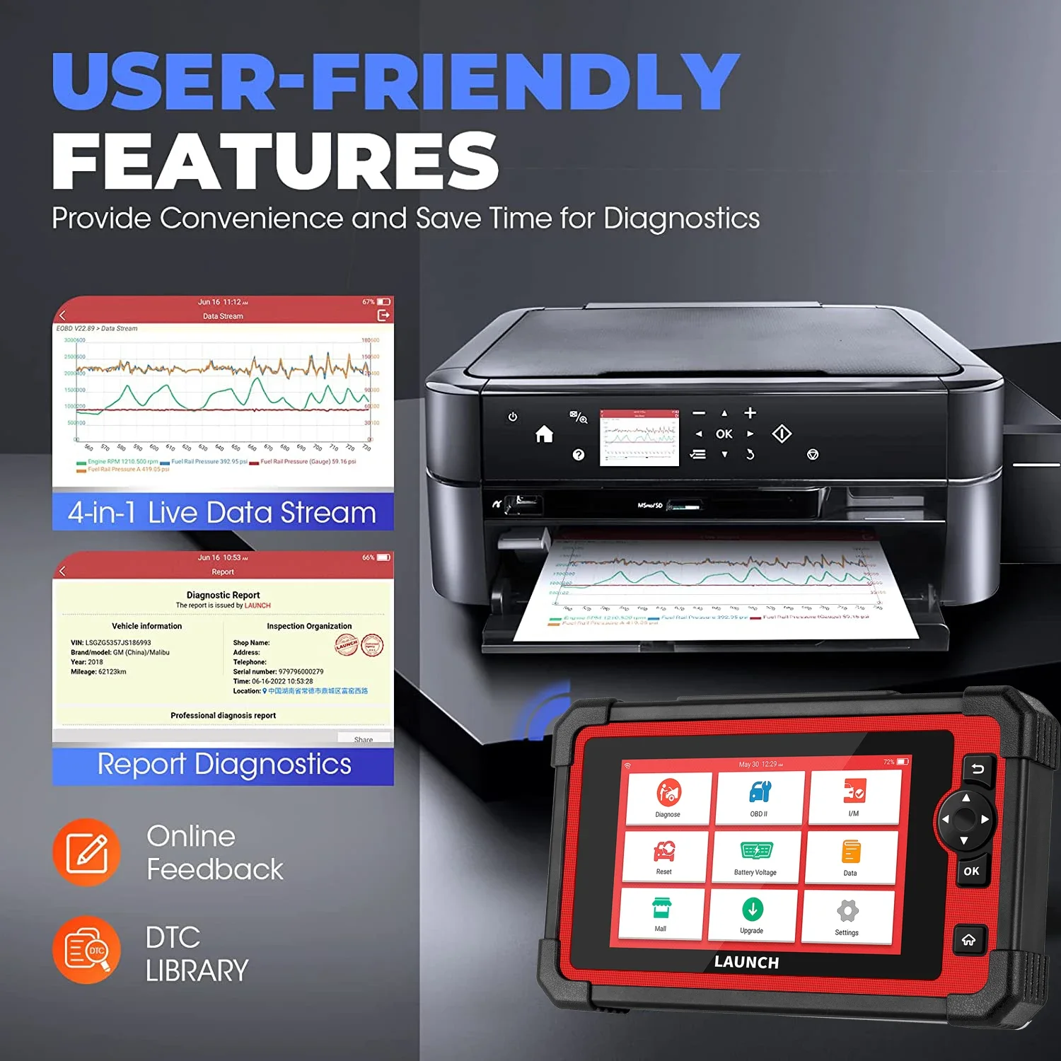 Launch X Crp E Crp E Obd Scanner Bi Directional Scan Tool