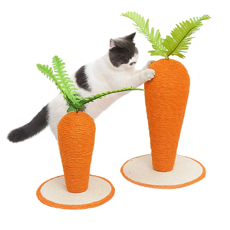 carrot cat toy