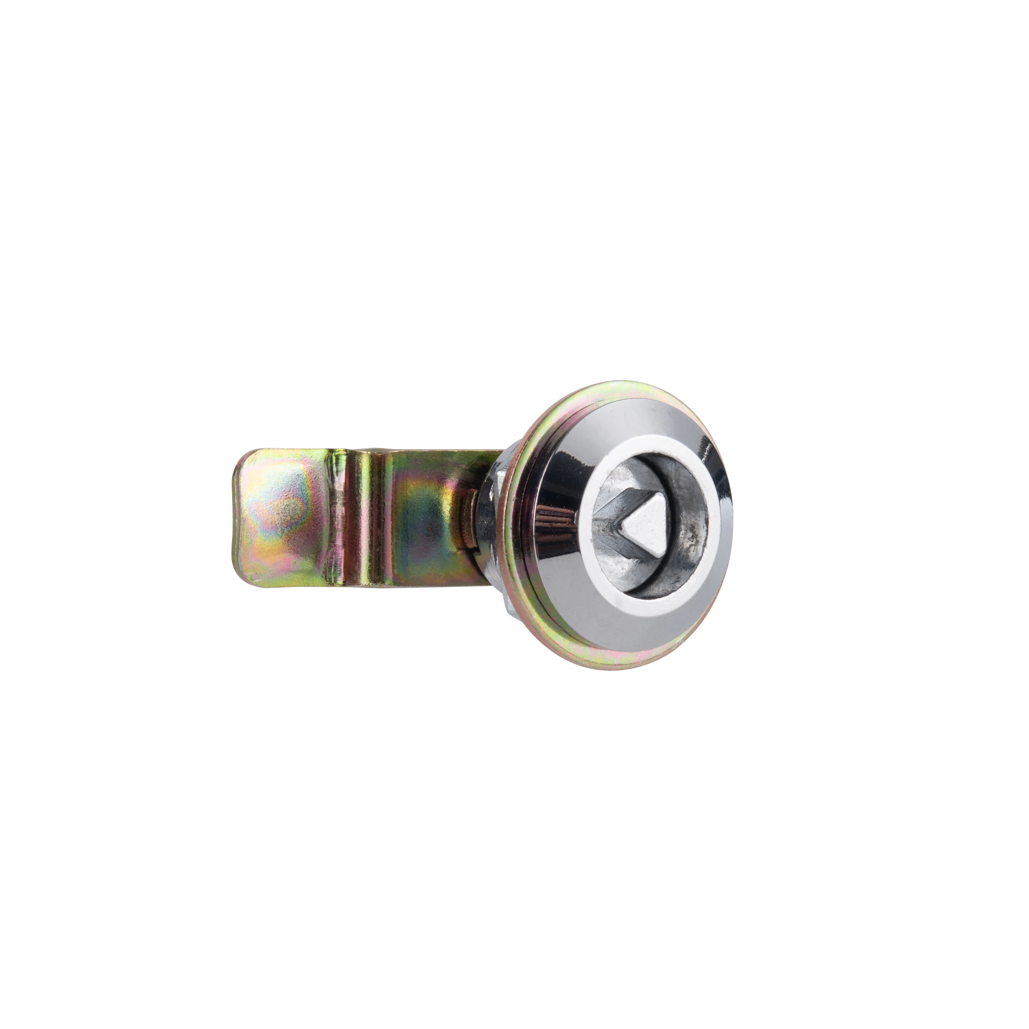 Custom MS710 Series Cabinet Lock Key-Operated Zinc Alloy Carriage Quarter Turn Lock with Waterproof Feature Triangle Shape supplier