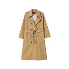 Long Suit 2021 Formal Long Blazer Double Breasted Suit Jacket Office Ladies Coat Solid Color Women Blazers