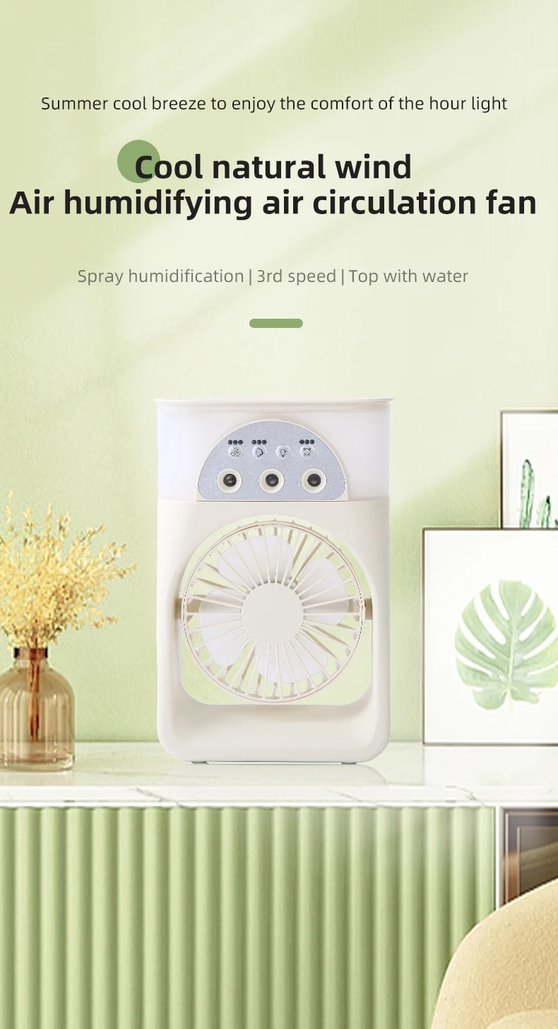 Mist Water Spray Fan, Portable, 5V, Battery - detail 12