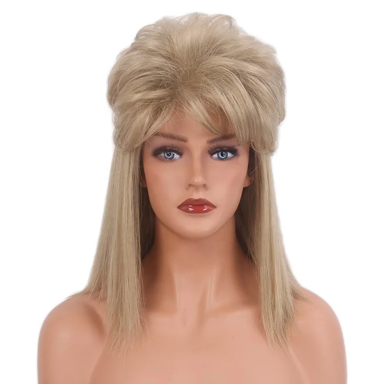 Wholesale Hair Extensions & Wigs 70s Vintage Cosplay Party Hippie Rocking  Hot Mullet Wig Synthetic Hair For Ladies - Buy Hair Extensions &  Wigs,Hippie Rocking Wig,Wig Synthetic Hair Product on 
