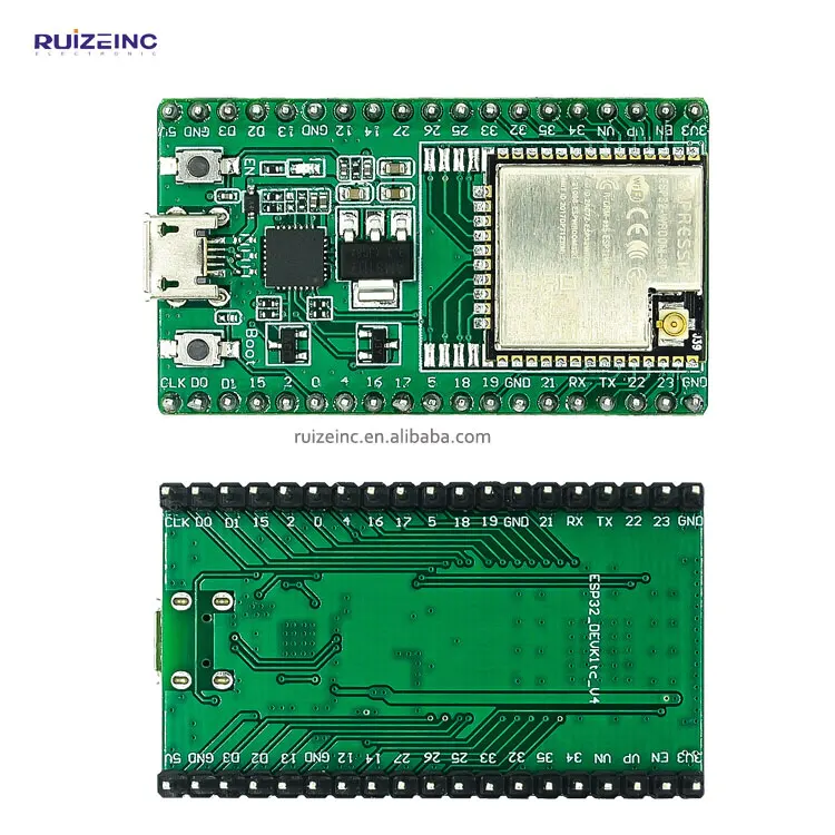 Esp Devkitc Development Board With Wroom D U Module Wifi Bt Iot