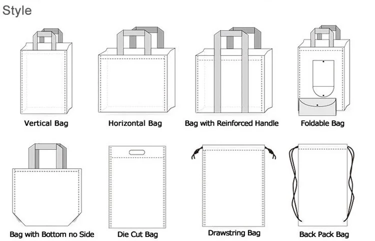 Custom Reusable Nonwoven Shopper Non Woven Polypropylene Foldable Tote