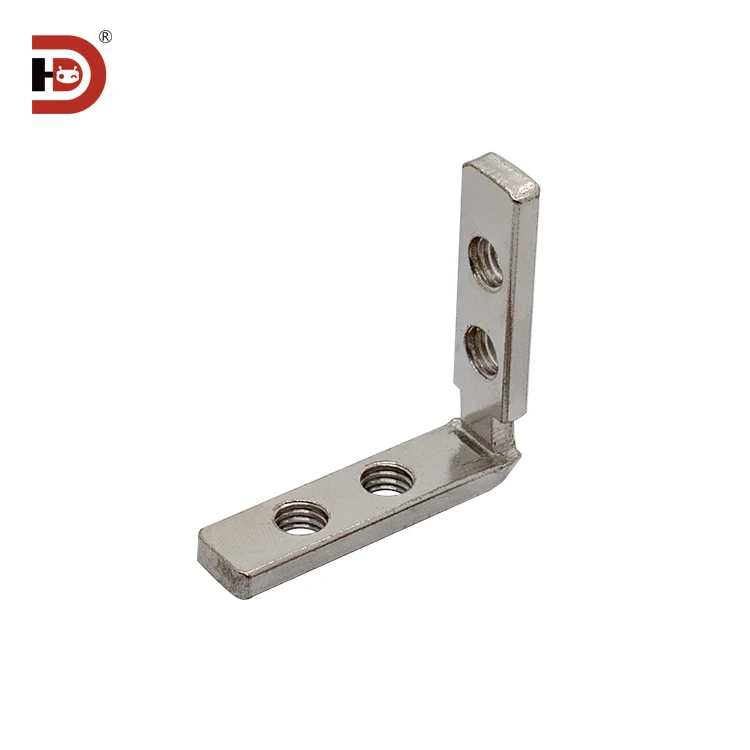 2040 Carbon Steel Corner groove Connector Aluminum Profile L-shaped Internal Connection Profile Angle Fixing Accessory factory
