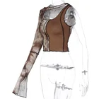Long Sleeve T Shirt Long Sleeves 2021 Spring Women New On Shoulder Long Sleeve Midriff - Baring T - Shirt