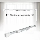 ALY HOME 2.2 M-4 M New Design Smart Home Automatic Motorized Telescopic Curtain Track With Curtain Motor