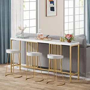 Tribesigns Top Long Hallway Entrance Foyer Console Entryway Table Console Furniture Home Furniture Carton Box Modern Panel