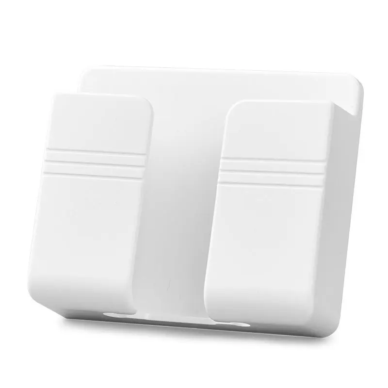 A3501 Wall Mounted Storage Holder Portable remote Control Organizer Shelf Bedside Phone Storage Box