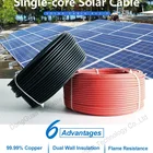 Cable Power Customized Flexible Cable 1500v 4mm Power Cable With CE ISO9001 Certification