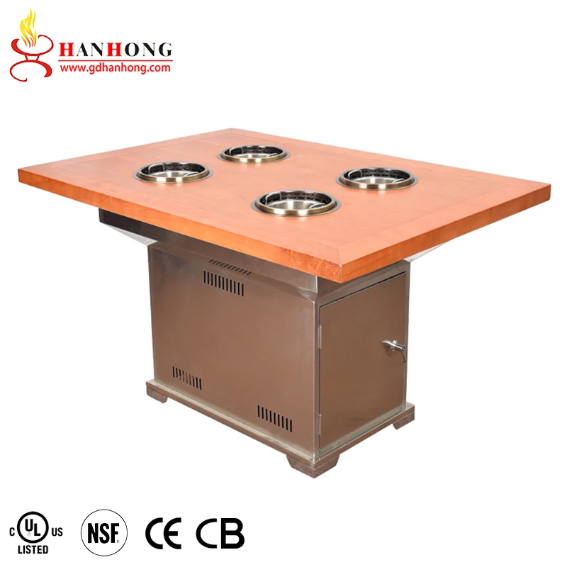 restaurant hot pot table for sale