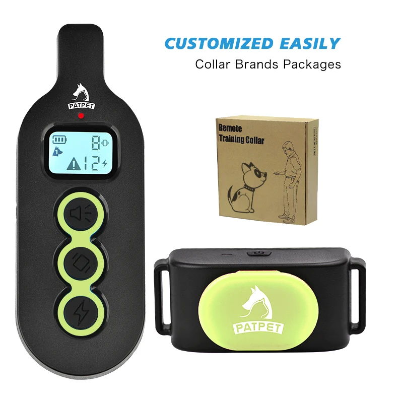 Eco Friendly Feature Remote Pets Slave Shocks Anti Bark Dogs Collars