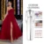 D&M Luxury Elegant red Satin Maxi Dress One Shoulder Corset Slit High Waist Long Dresses Women Party ball Sexy Evening Dresses