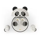 Sports Wireless Earbud Wireless Headphones Carton Designed Halloween 5.0 Sports Stereo In-ear Little White Bear Shell