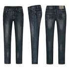 Jeans Factory Custom Wholesale OEM Jeans Plus Size Retro Black Washed Men's Jeans