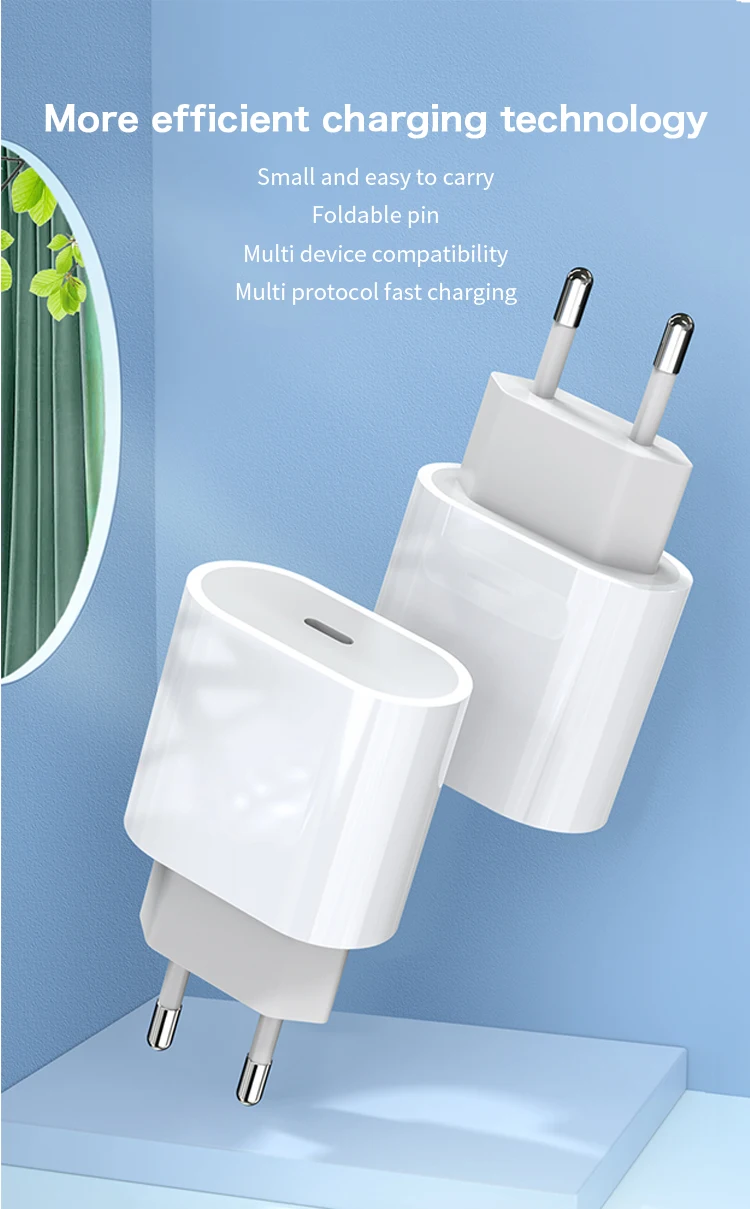 Hot Sale PD Charger Mobile Phone 18W Charger Type-C Charger