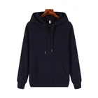 Hoodie Plain Hoodies Oversized No Drawstring Unisex Pullovers White Black US Size Bulk Men Plain Hoodie 100% Cotton