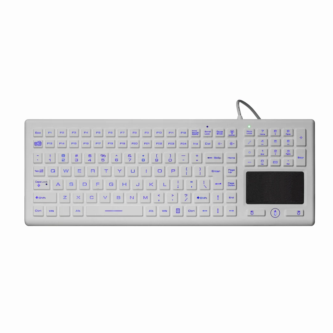 Touhou Forbrydelse Ristede Ip68 Waterproof Medical Keyboard Backlight Silicone Keyboards With  Integrated Touchpad - Buy Medical Keyboard,Silicone Keyboards,Medical  Touchpad Keyboard Product on Alibaba.com