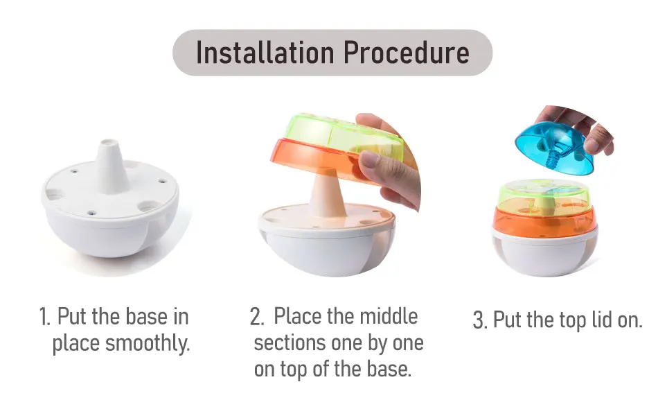 High Quality Tumbler Design Leaky Food Ball Pet Slow Food Bowl Interactive Dog Toy Pet Products supplier