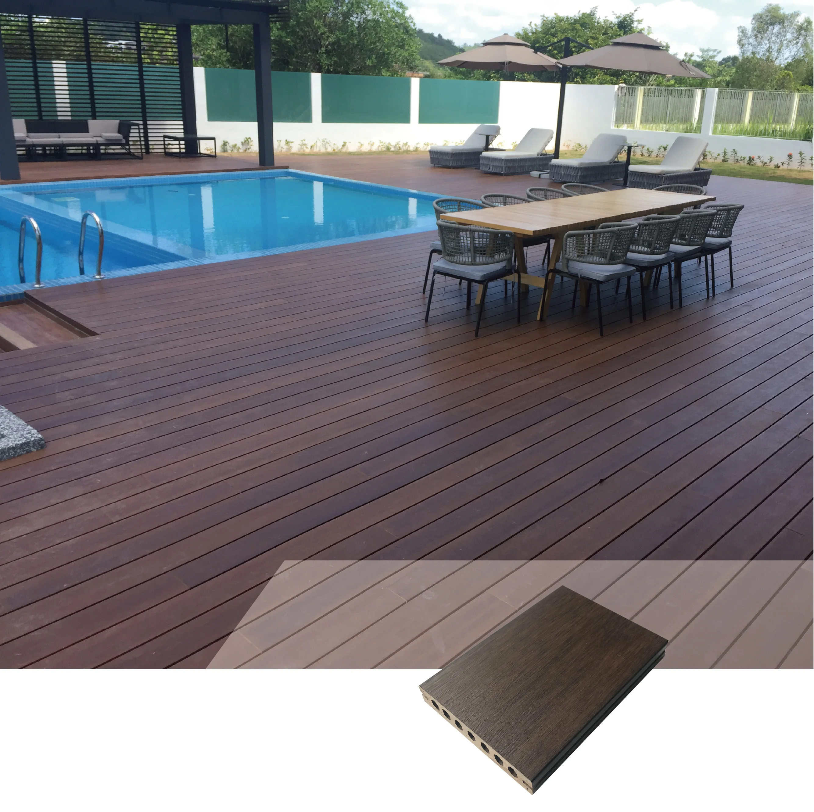 2021 New Wpc Waterproof Wood Plastic Composite Terrace Outdoor Decking Villa Flooring Buy Wpc Decking Floor Wpc Flooring Outdoor Wpc Terrace Product On Alibaba Com