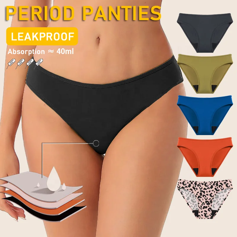 4 Layers Period Panties No Pfas Odor Gots Grs Maternity Women Brief