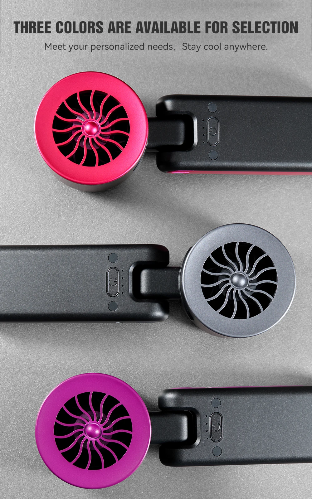 Handheld Outdoor Portable Fan, ABS, H6 - detail 16