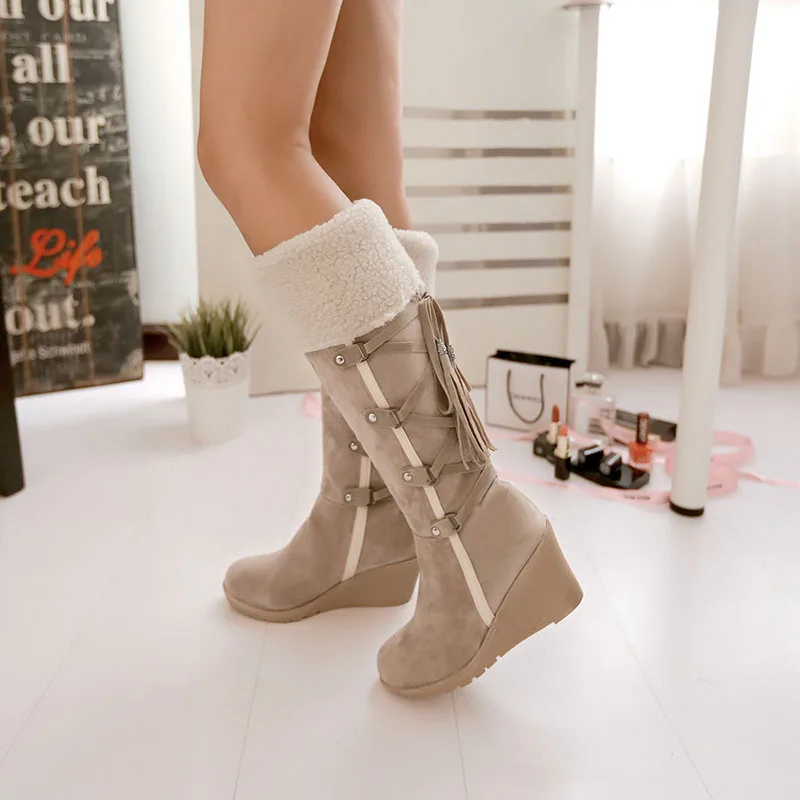 2021 New Fashion Knee High Boots Women 