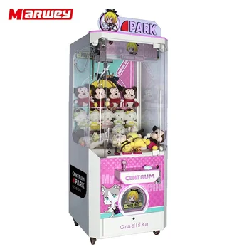 High Quality Sweet Catcher Coin Operated Mini Plush Toy Selling Doll Claw Machine Coin Operated Arcade