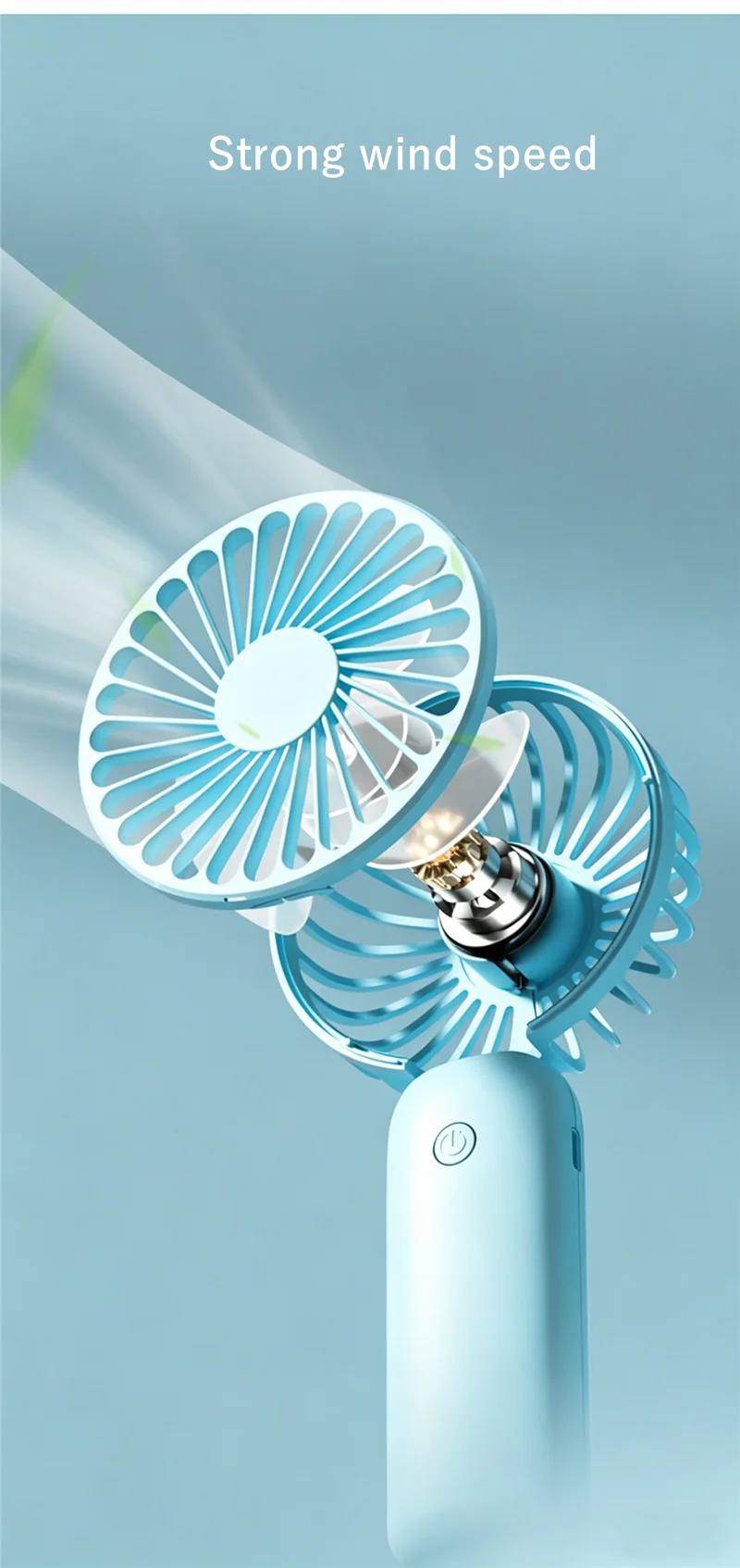 Rechargeable Mini Air Fan, USB-C, Portable - detail 14