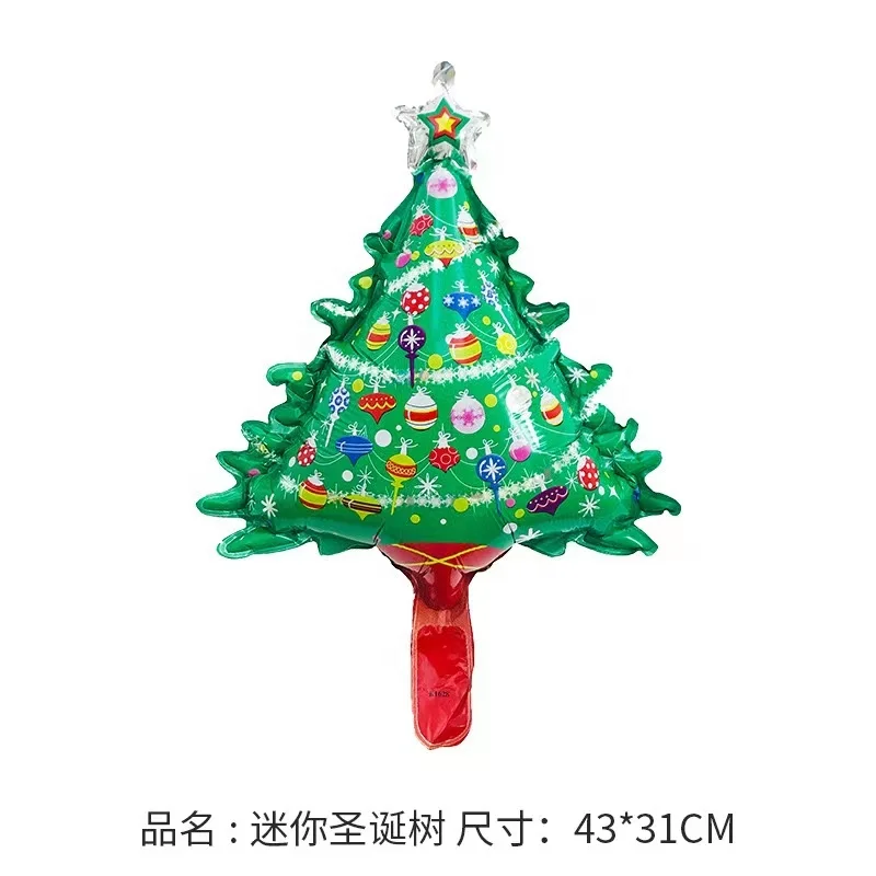 Christmas Foil Balloons Santa Claus Snowman Xmas Tree New Year Party Balloon for Merry Christmas Home Decoration 2024