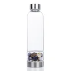 New Hot Sale New Creative Natural Color Crushed Stone Transparent Glass