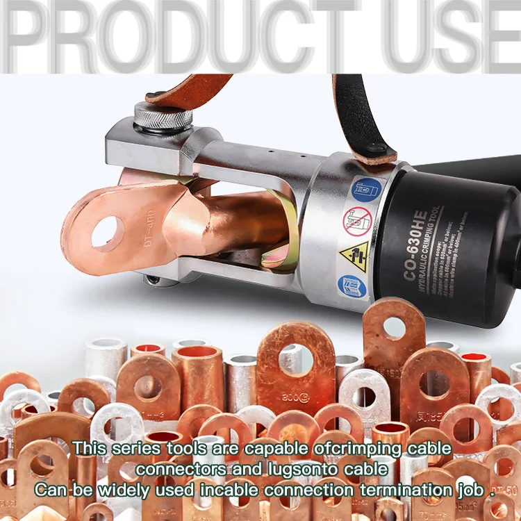 CO-630HE Single Acting Hydraulic Pump Crimping Compression Head