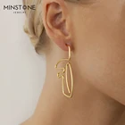 Jewelry Earrings Abstract Geometric Wire Fun Statement Aesthetic Art Jewelry Earrings For Girls Teens Women