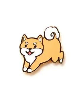 Custom enamel pin manufacture wholesale lapel pin metal badge lapel cute animal dog cat enamel pin