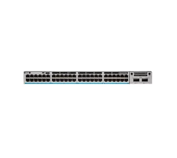 C9300-48P-A PoE+ Network Switch VLAN SNMP QoS Ethernet Communication SFP Fiber Port 1-Year Warranty Stackable Features Stock