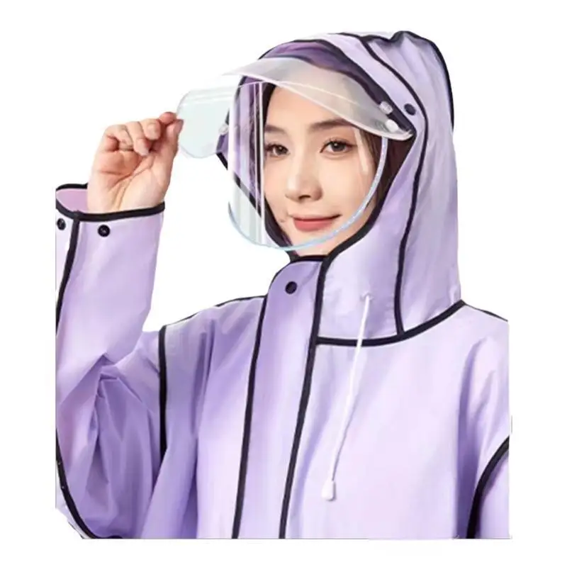 Wholesale Factory Direct Supply Electric Thickened ABS Plastic Motorcycle Raincoat-Business/Luxury Design Adjustable Waterproof