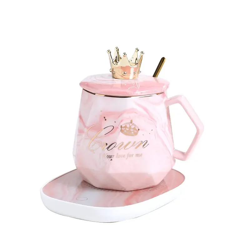Wholesale Matt Tea Cup Mug Ceramic Gift Set Personalized thermal Ceramic Mug With Lid and Spoon Gift Box