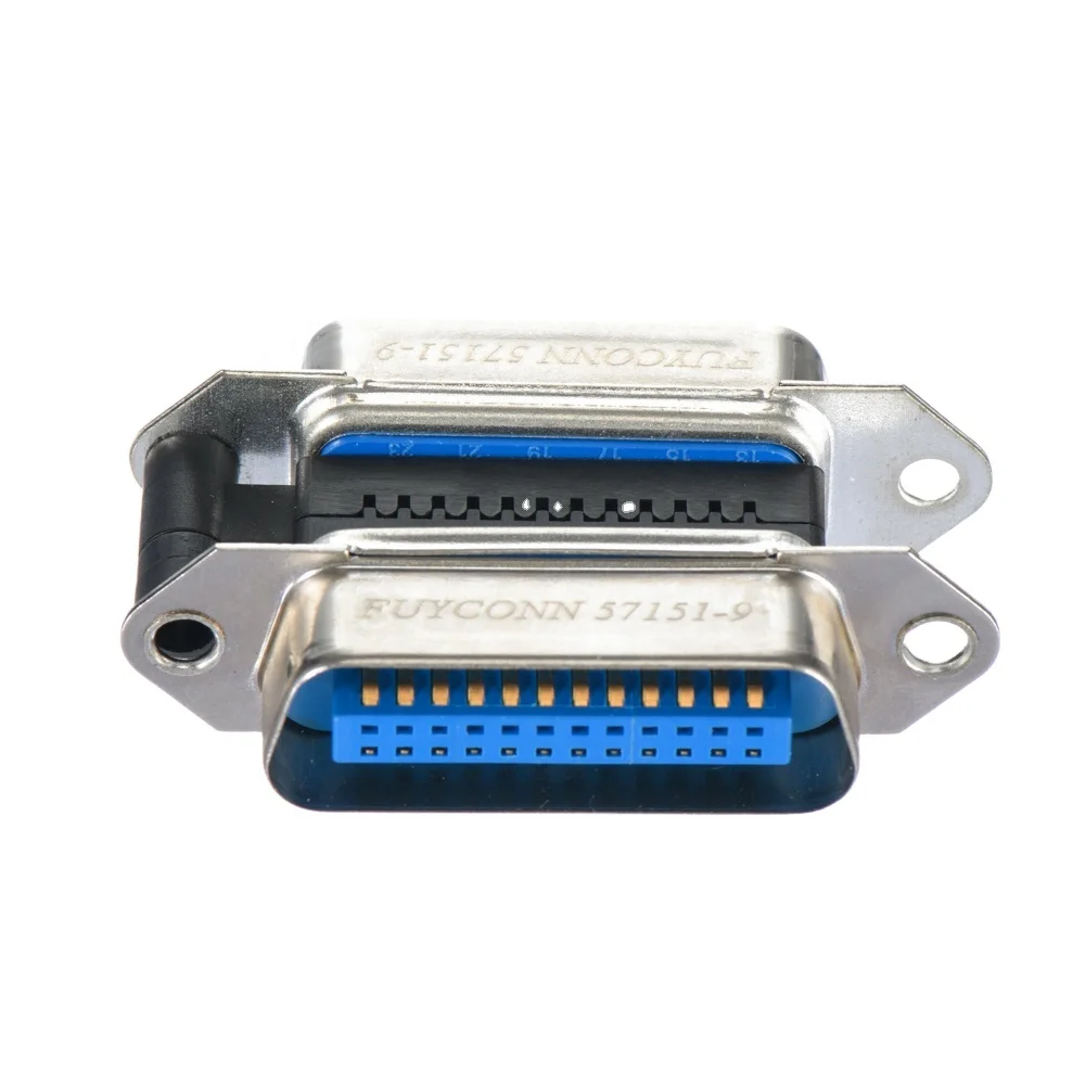 NEW B06-13 24 Way HPIB/IEEE PCB mount Socket Loc 