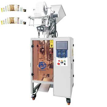 Fully automatic cosmetics Honey  Filling Machine  Filling Sealing Cutting Stick Bag Sachet Liquid Honey Packing Machine