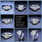 Diamond Loose Full White Def Color Round Excellent Cut Moissanite Diamond