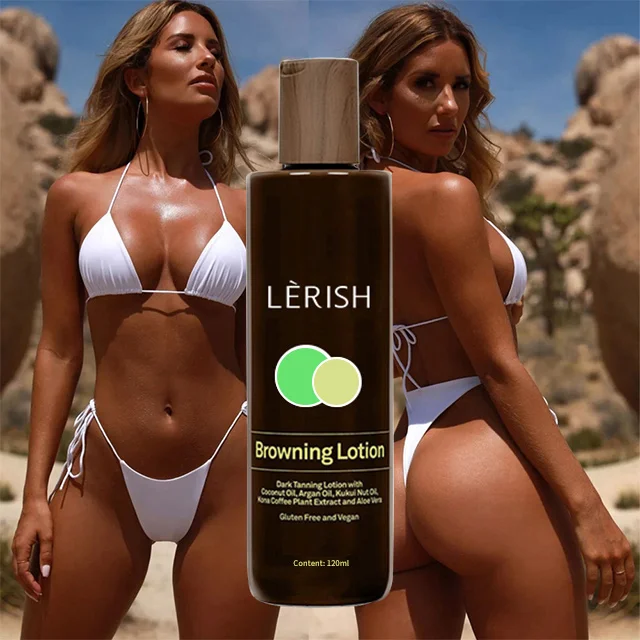 Lerish Wholesale Oem Odm Private Label Green Tea Deep Dark Self Tanning