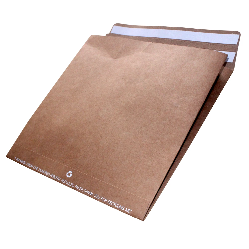 Biodegradable Poly Bag Mailer 25 #0 6x9 Brown Unlined Self Seal Envelope 