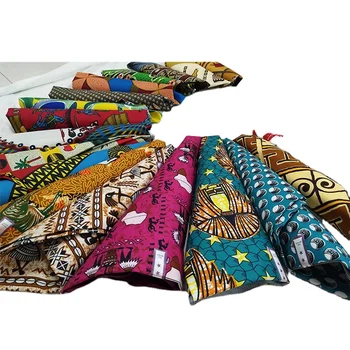 stock and custom printed 100% cotton or polyester wax real super african Nigeria ankara fabrics