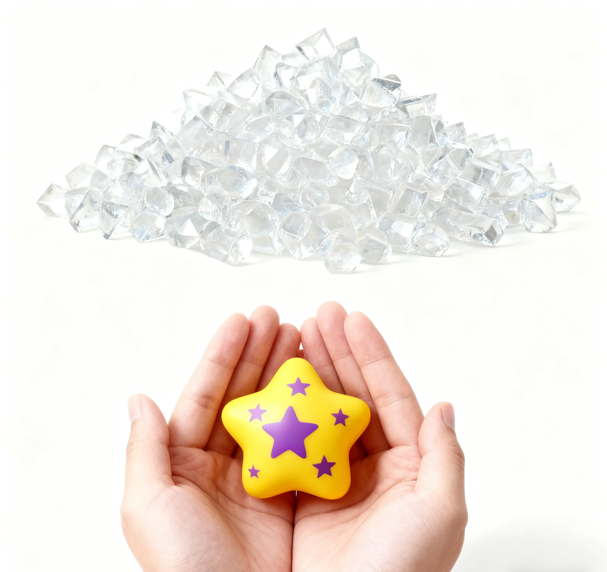 Customization For Color Is for TPE Raw Material in Clear Color 100% Recyclable