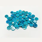 Stone Natural Jade Stone Turquoise Round Flat Beads Jewelry Accessories DIY Jewelry Making Turquoise