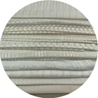 Soft Clothes Soft And Comfortable Hand Feeling Satin Stripe Polyester Metallic Lurex Fabric For Clothes