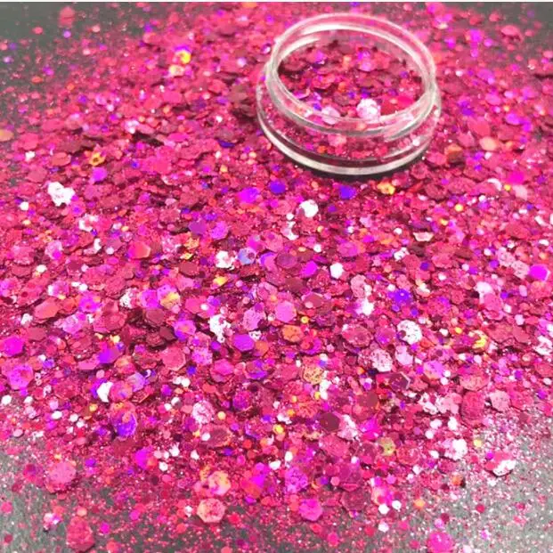 chunky rose red