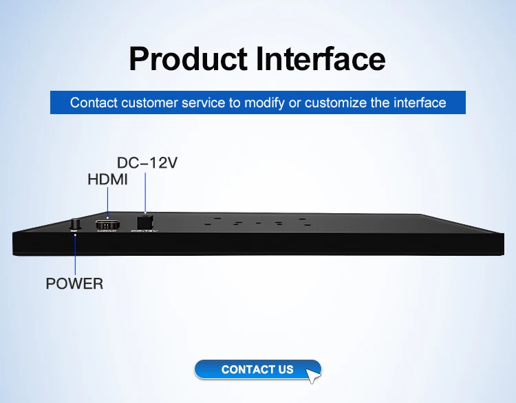 13.3 Inch IPS 1920x1080 Industrial Screen Laptop Monitor HD TFT Aluminum Alloy Case for Business Use OEM ODM