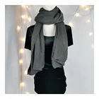 Scarf Scarf Scarf Manufacturers Wholesale Modern Long Polyester/Cotton Scarf Knitting Scarf Jersey Scarf