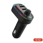 Car Fm Transmitter Large Stock Top Quality Rgb U Disk Type C Car Tape Setup Mp3 Player Fm Transmitter